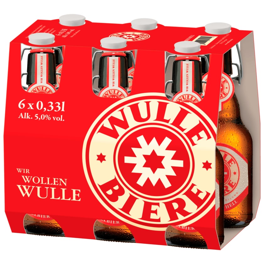 Wulle Biere Vollbier 6x0,33l